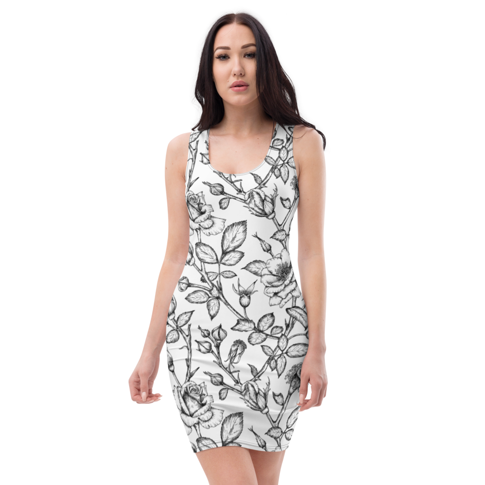 Sublimation Cut & Sew Dress Sophia Caldwell Roses by MoonShine NM