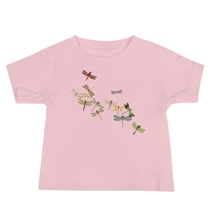 Baby Jersey Short Sleeve Tee with Antique Dragonflies by Moon Shine NM