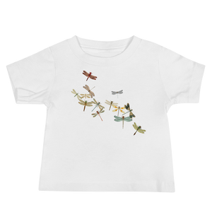 Baby Jersey Short Sleeve Tee with Antique Dragonflies by Moon Shine NM